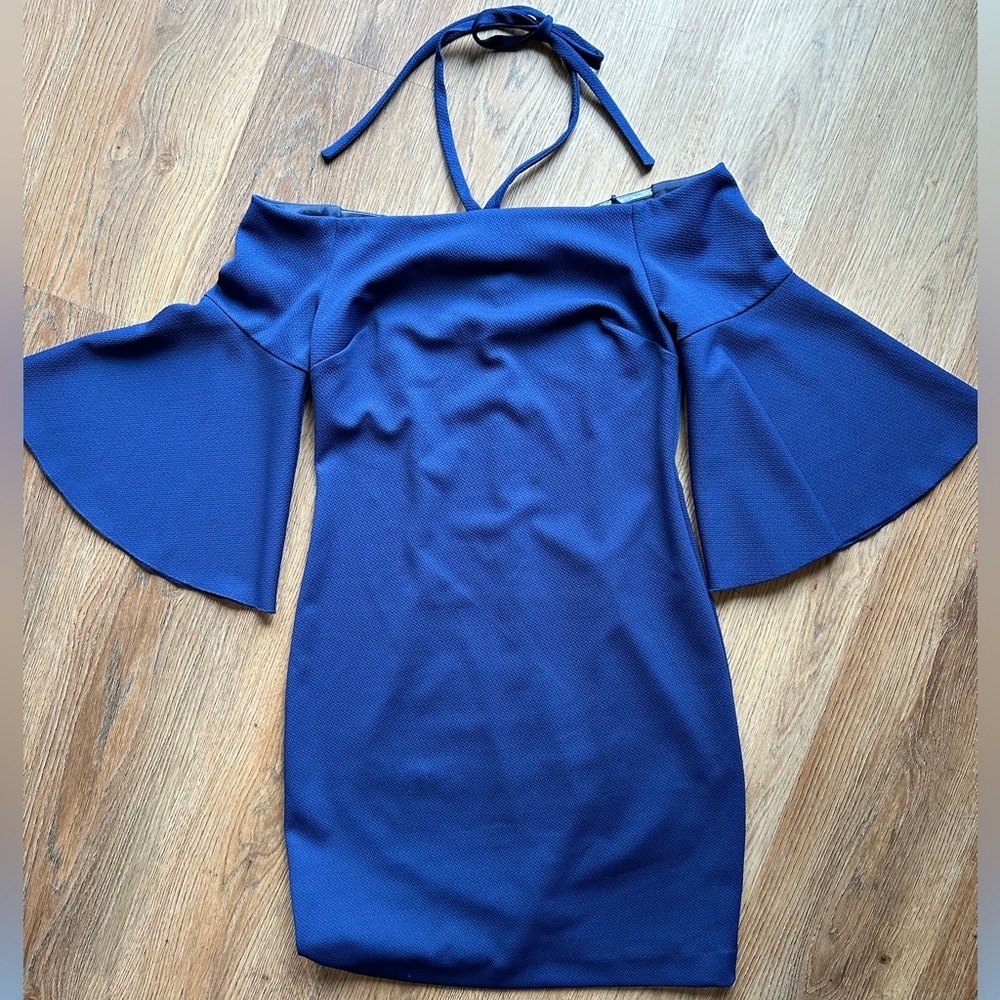 Trina Turk Shell Beach Dress, navy, Size 4 - Picture 2 of 6